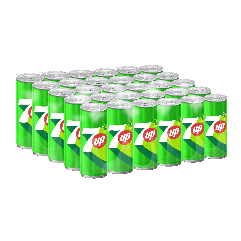 7UP carton, 250ml cans * 30 cans