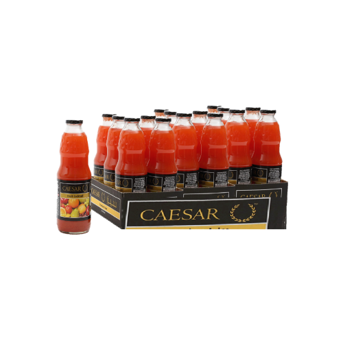 Caesar juice carton, glass cocktail bottles, 24 cans * 250ml