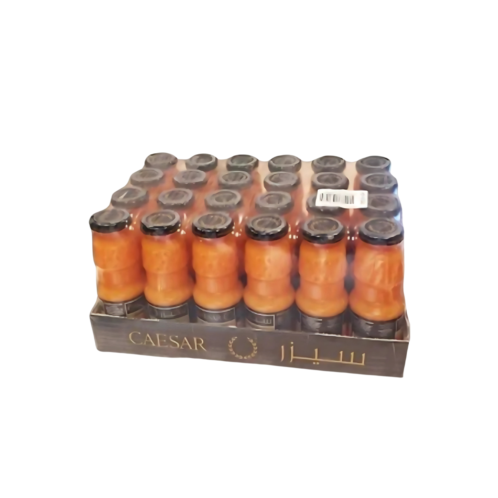 Caesar juice carton, glass bottles, orange and carrot, 24 cans * 250ml