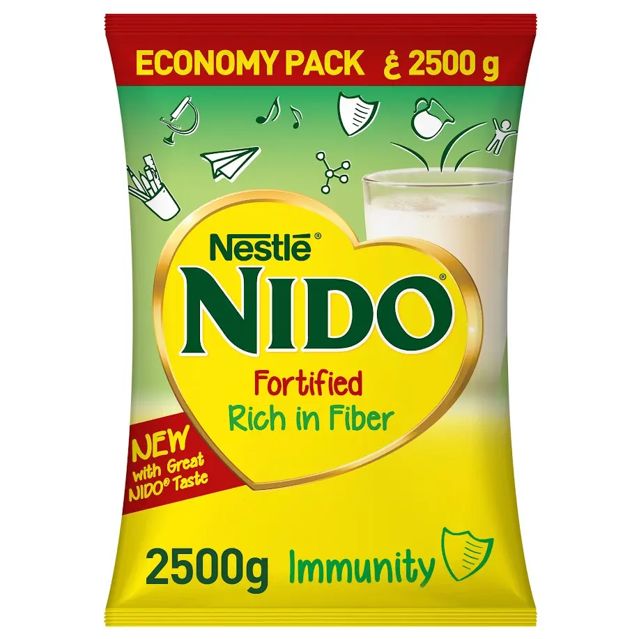 Nido powdered milk sachets 2500g