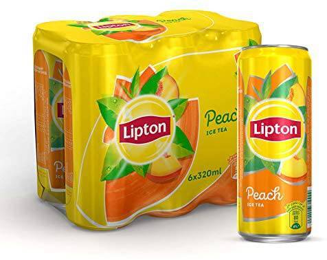 Lipton Ice Tea Peach Flavor (6 cans x 240ml)