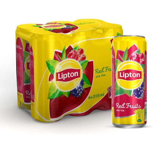 Lipton Mixed Fruit Flavored Ice Tea (6 cans x 240ml)