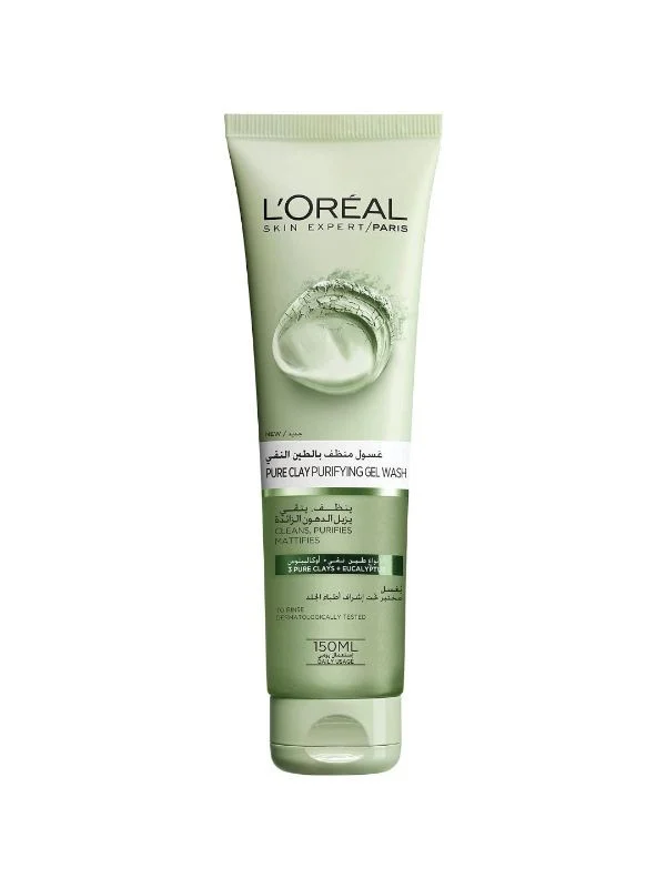 L'Oreal Pure Clay Gel Cleanser 150ml