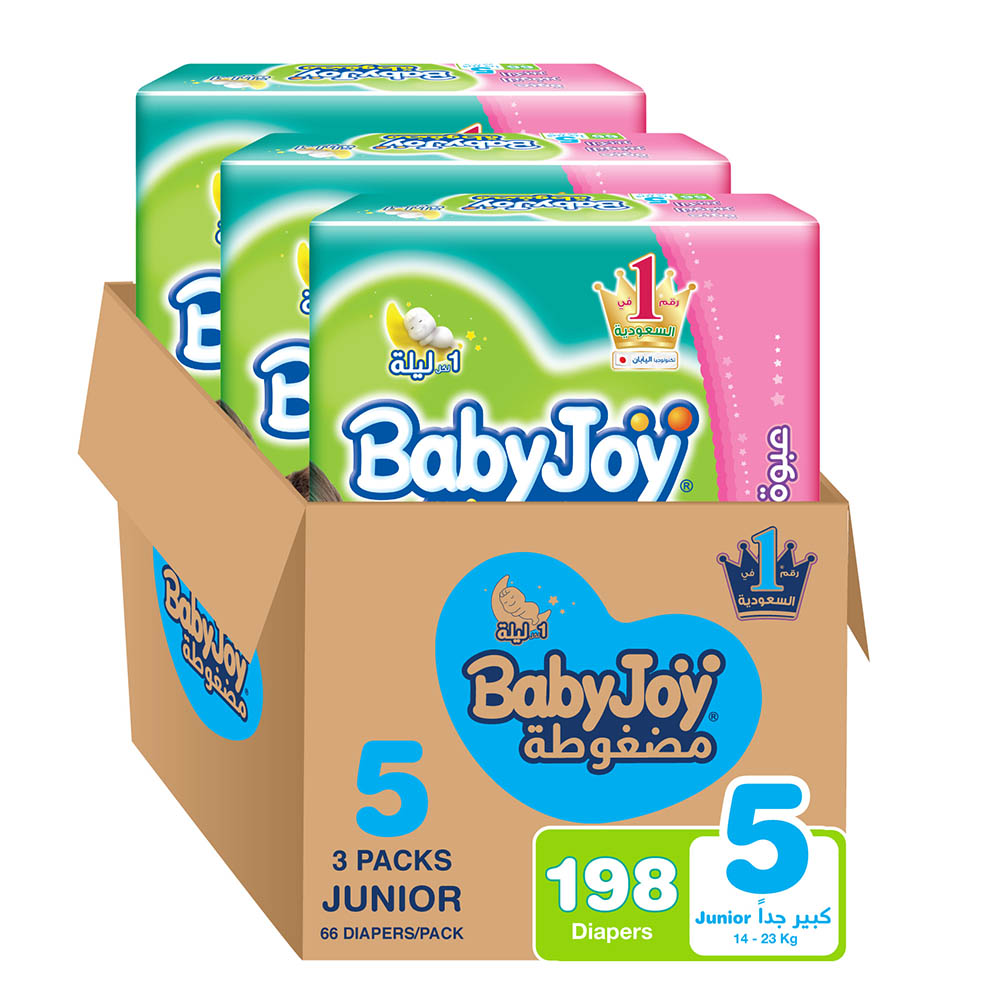 Baby Joy Junior Diapers Size 5 *3 *198 Diapers
