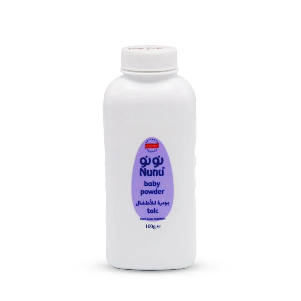 Nunu Baby Talcum Powder White - 100g