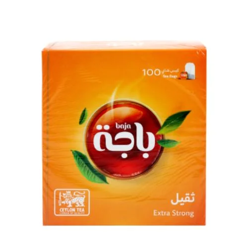 باجه شاي احمر ثقيل 100كيس