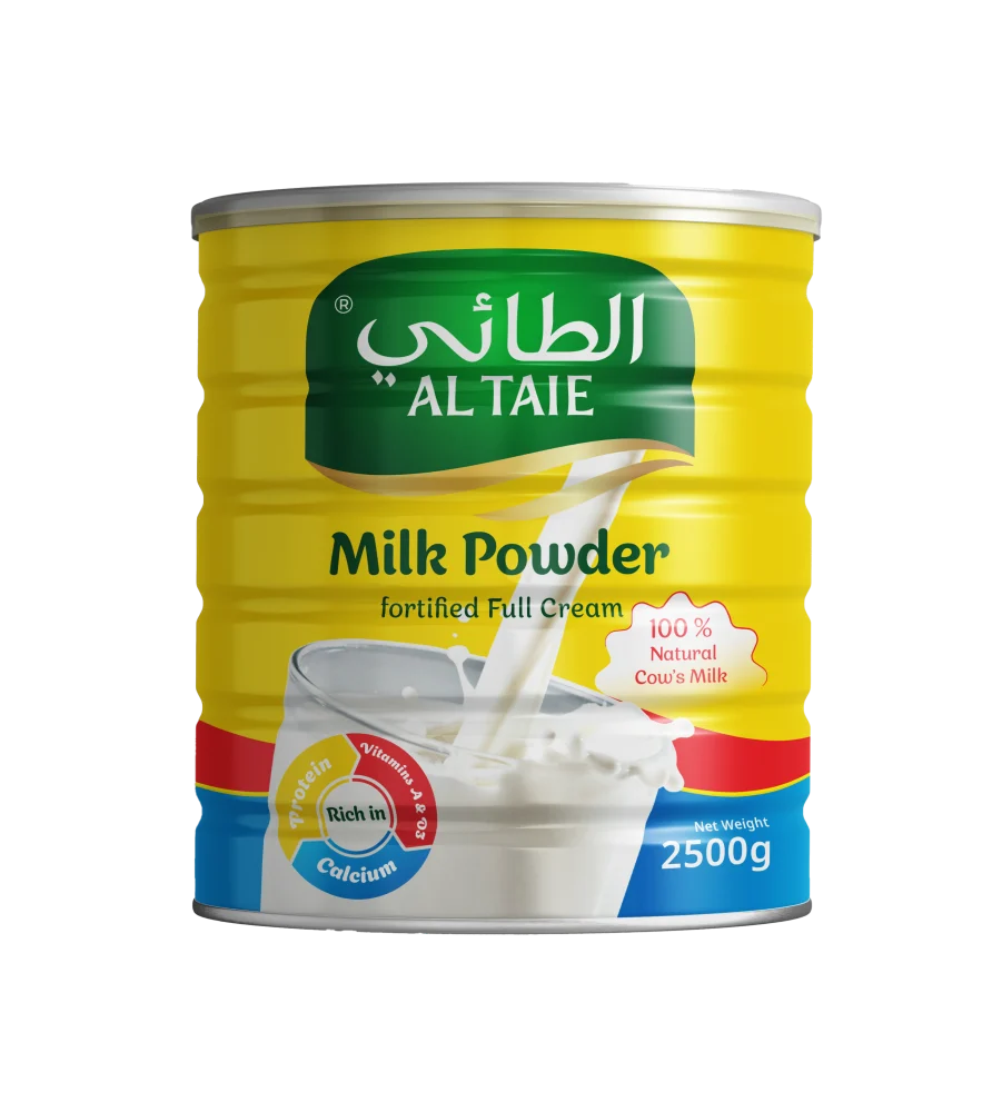 حليب الطائي مجفف مدعم كامل الدسم 2500ج