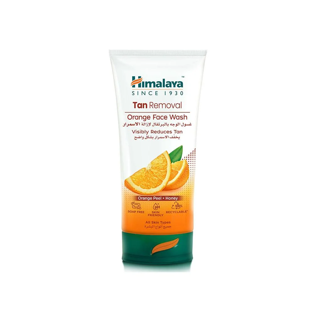 Himalaya Orange Facial Wash for Tan Removal - 150ml