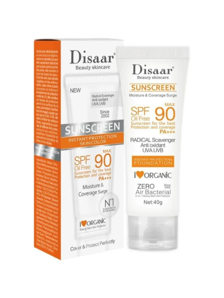 كريم واقي من الشمس SPF 90 لتفتيح البشرة والجسم من ديسار , 40 جرام