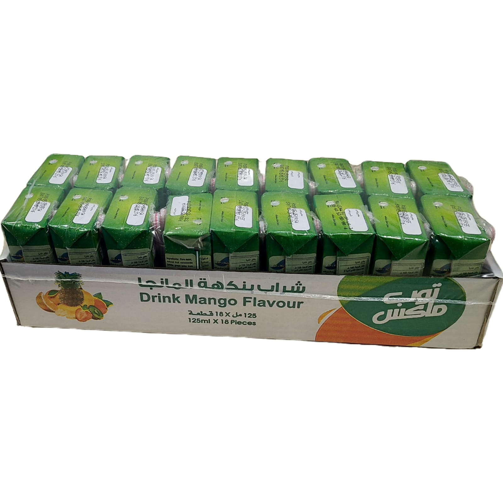 كرتون عصير  توب ماكس  بنكهة المانجا 125 مل * 18 حبة