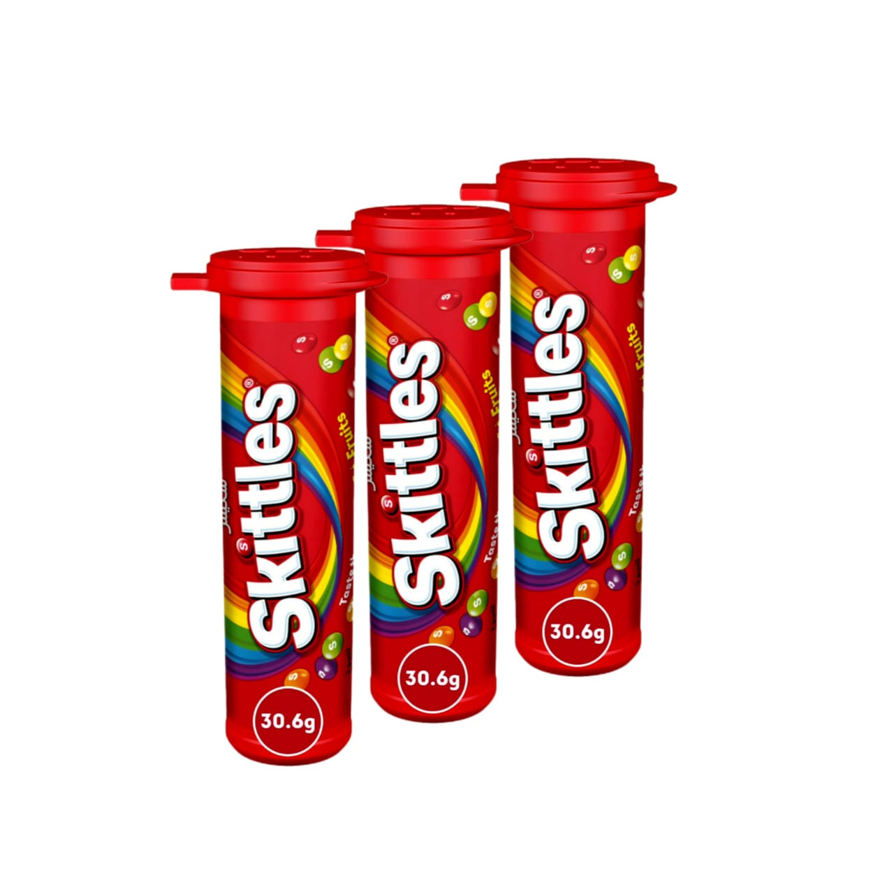 عرض 3 حبة سكيتلز بالفواكة 2*30.6ج