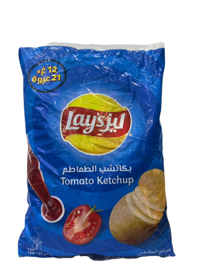 بطاطس ليز كاتشب 12حبة *21ج