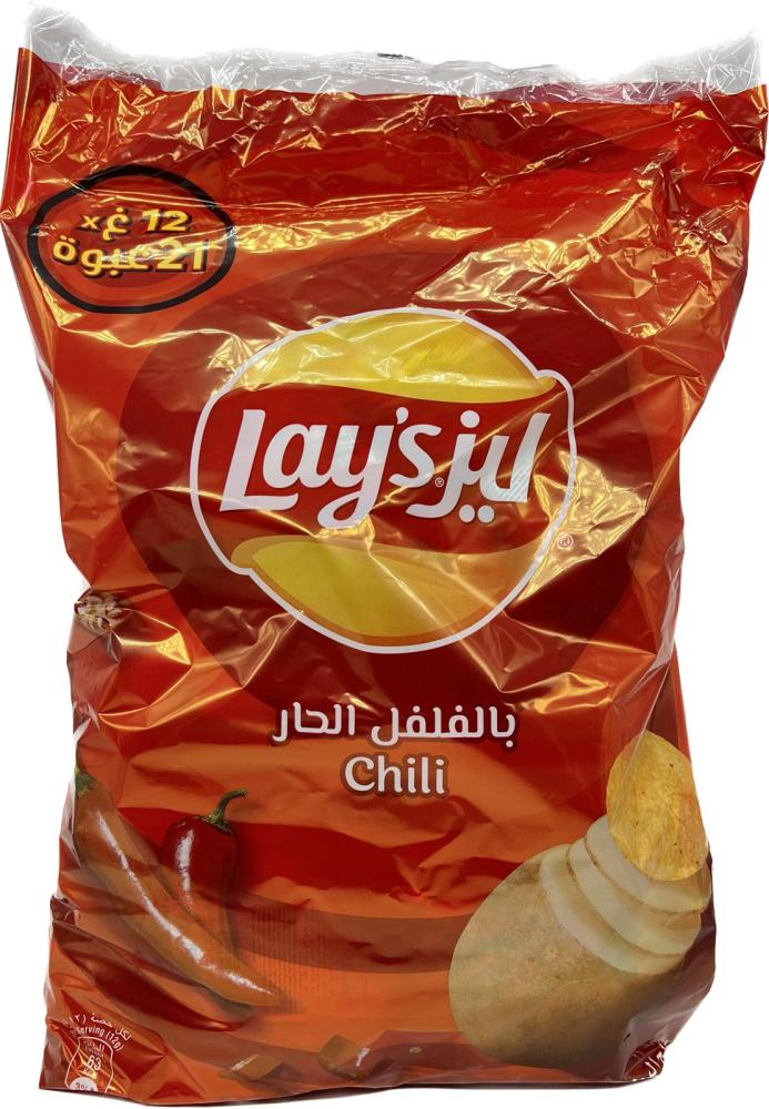 بطاطس  ليز بالفلفل الحار 21حبة *11 ج