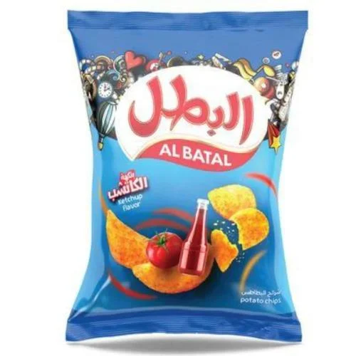 بطاطس البطل بالكاتشب عائلي 110ج