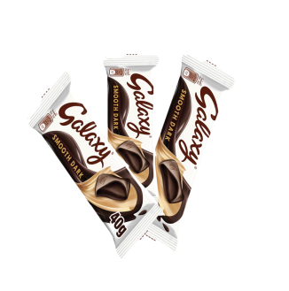 عرض 3 حبات شوكلاتة جلاكسي ناعمة و داكنة 40ج * 3حبات