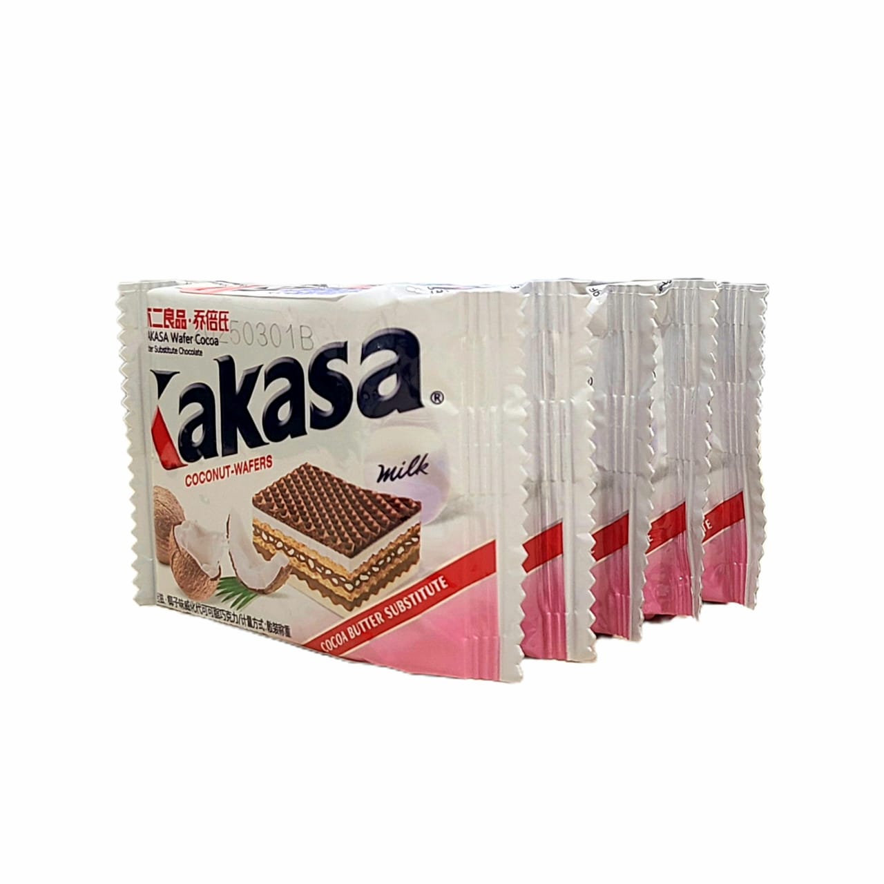 عرض5 حبات ويفر كاكاسا شوكلاتة بجوز الهند 100ج *5 حبات