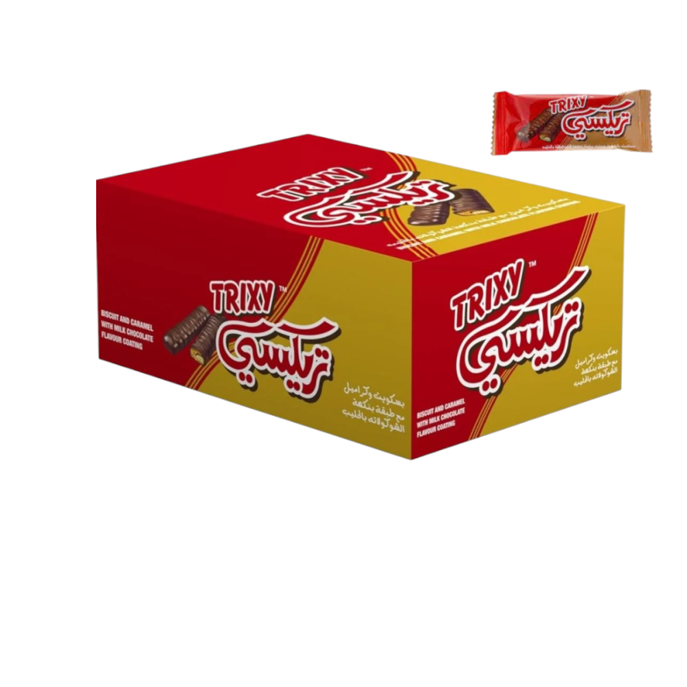تريكسي بسكويت بالكراميل 24*20 جم