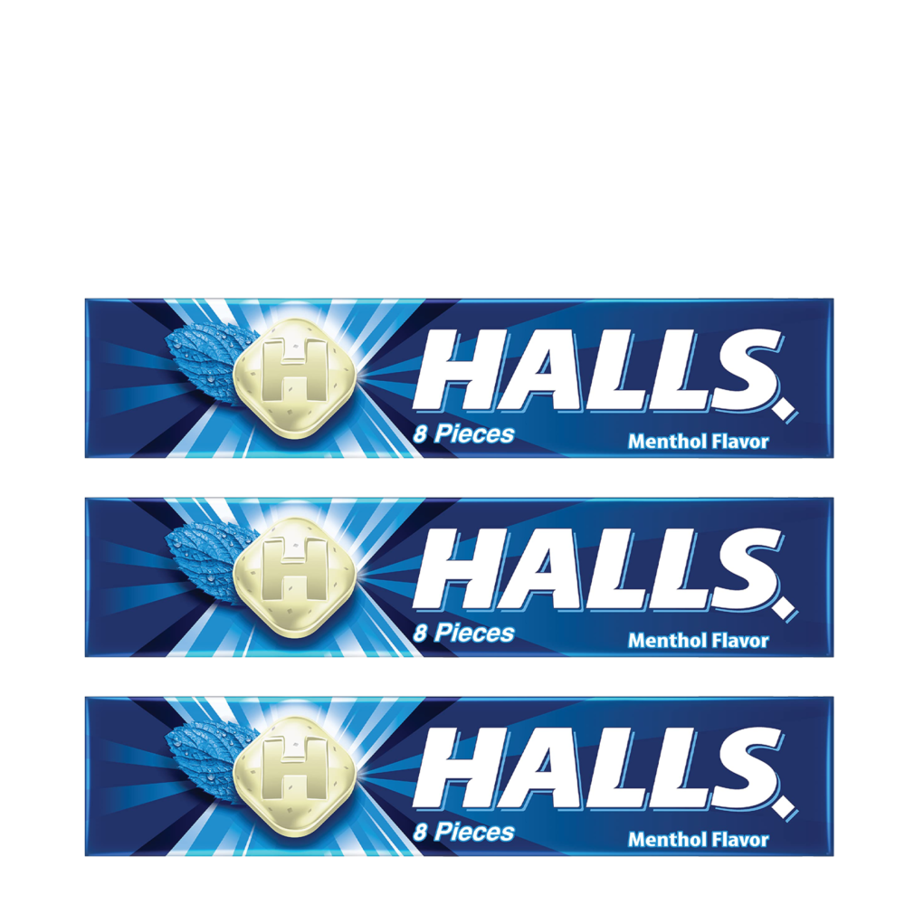 عرض 3حبات حلاوة هولز بنكهه المنثول 3*22.4ج