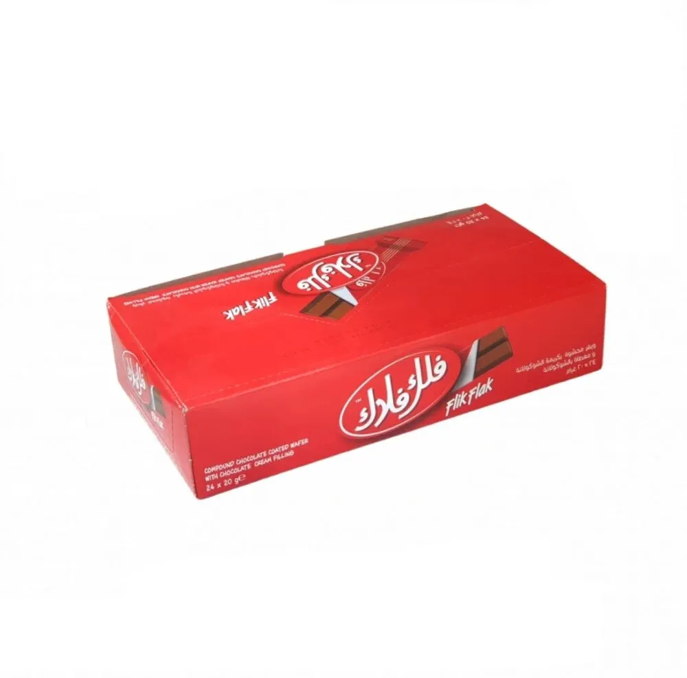 فلك فلاك ويفر بكريمة الشوكولاتة علبة 24*20 جم