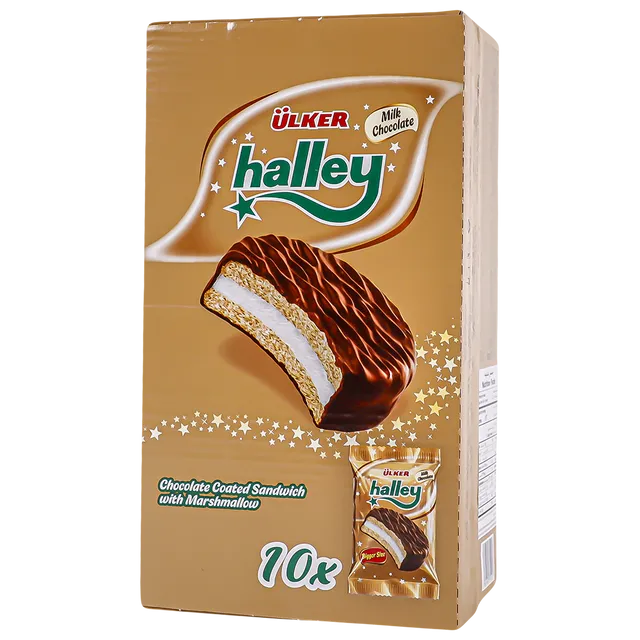 أولكر هالي ساندويش شوكولاته محشو مارشميلو 10 حبة 26 جم