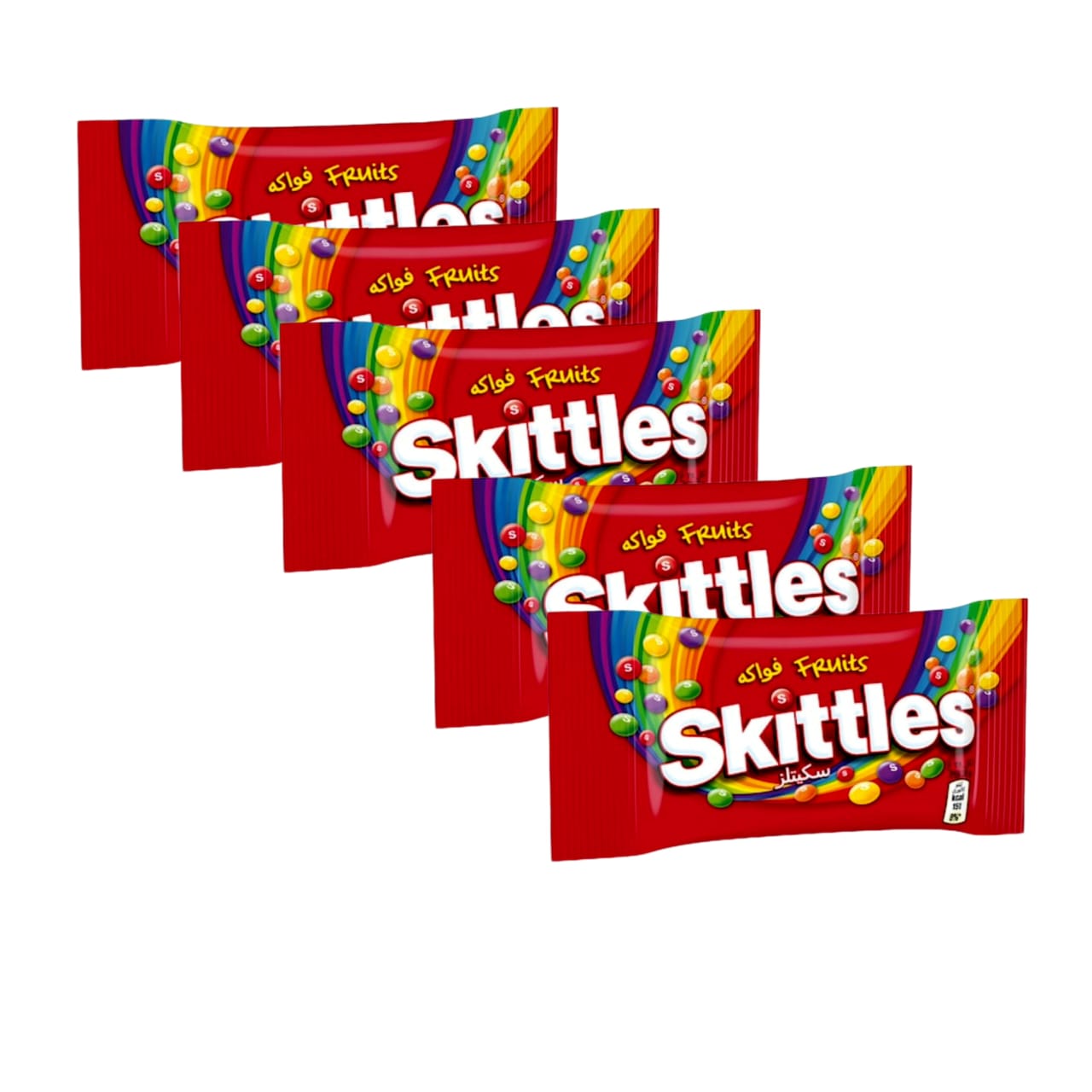 عرض 5حبات سكيتلز بالفواكة 10ج * 5حبات