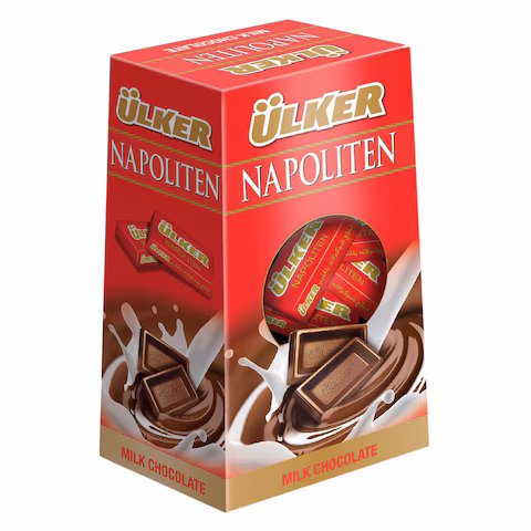 شوكولاتة اولكر نابوليتين بالحليب 214 ج