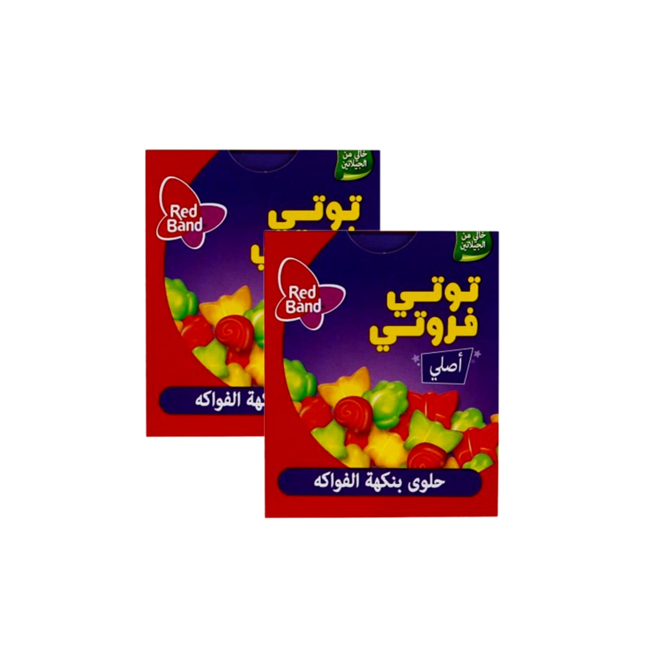 عرض 2 حبة توتي فروتي حلاوة باستيليا فواكه 18 جرام