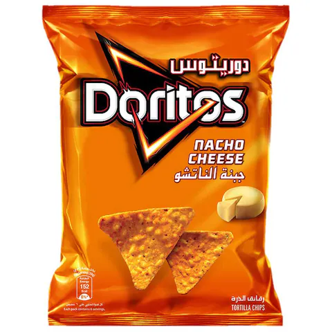 بطاطس دوريتوز جبنة الناتشو 45 ج