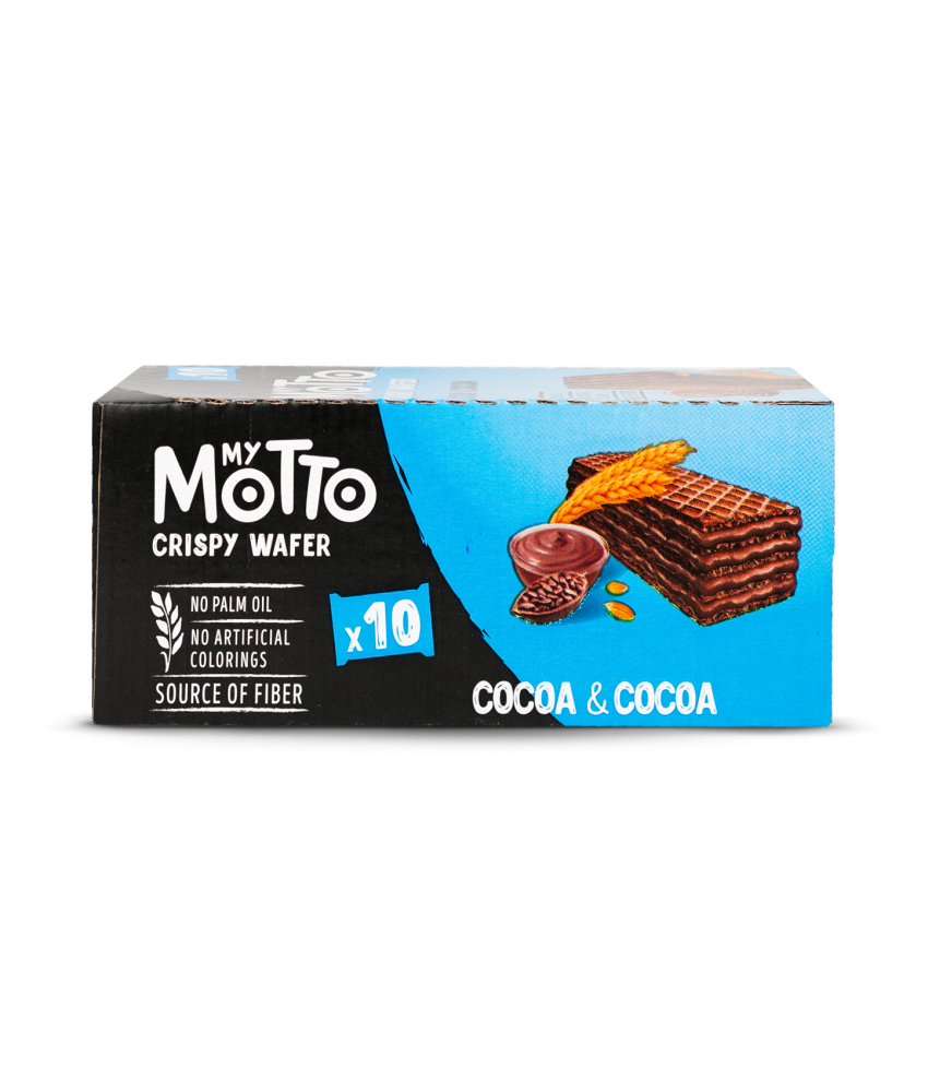 ويفر ماي موتو بطعم الشوكولاته 10 حبات * 30 جرام