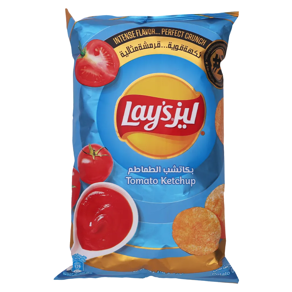 بطاطس ليز عائلي بالكاتشب 155ج