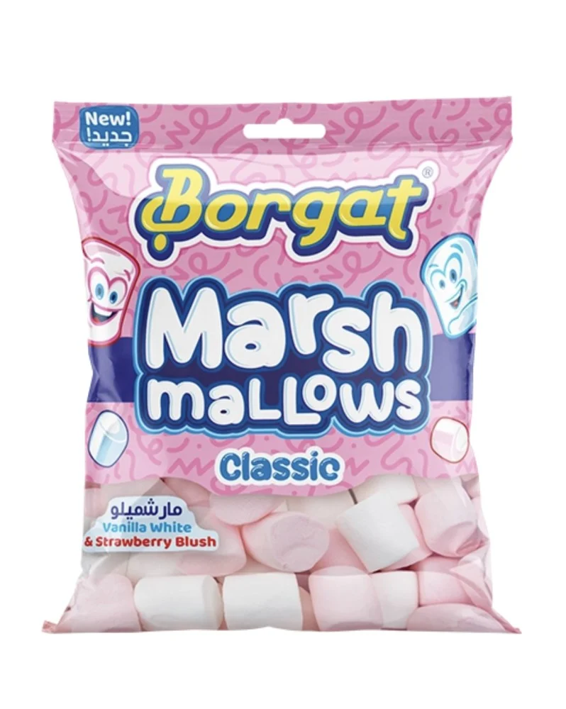 حلوى مارشميلو كلاسيك  بورقات كبير 300ج