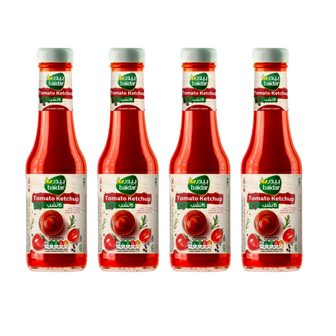 عرض 4 حبات كاتشب بيدر 340ج