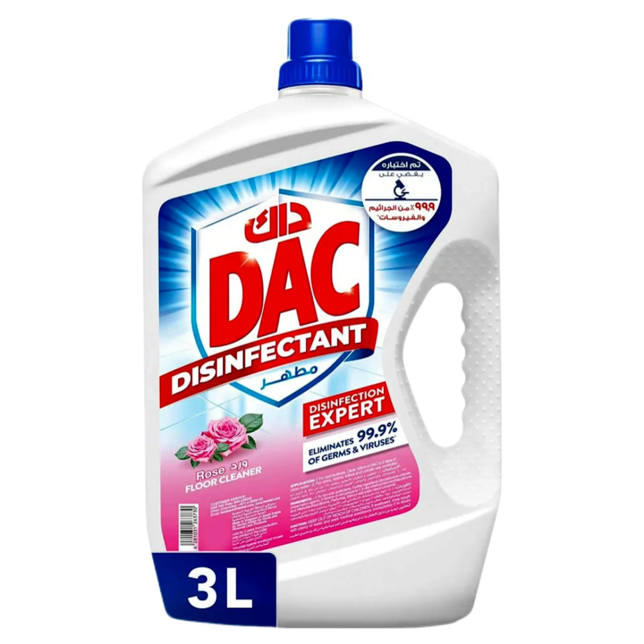 داك مطهر ارضيات ورد 3 لتر