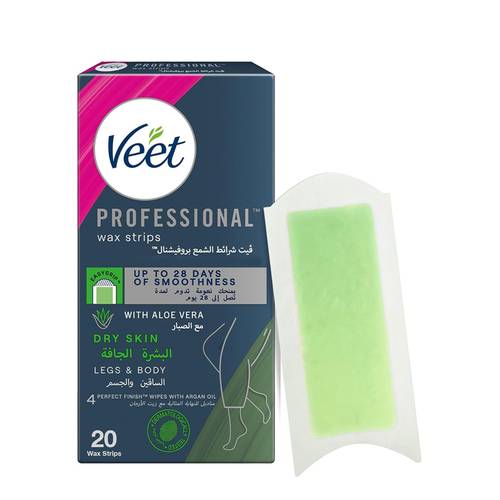 فيت شرائح جل لازالة الشعر سهلة الاستخدام للبشرة الجافة من نير 20 شريحة