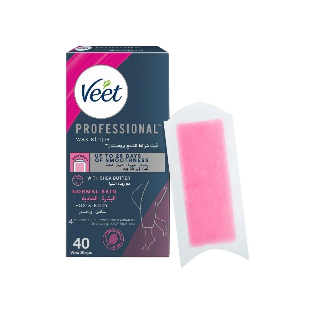 فيت شرائح جل لازالة الشعر سهلة الاستخدام للبشرة العاديةمن نير 20 شريحة