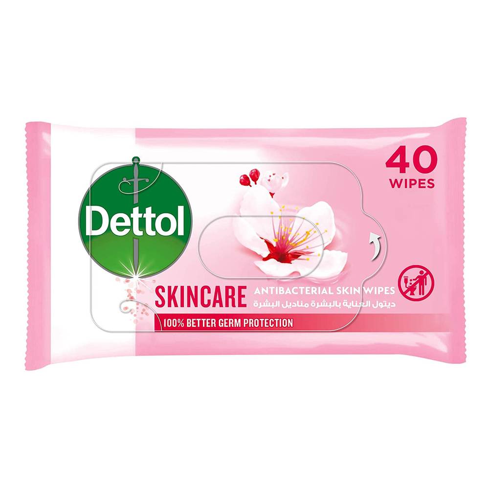 ديتول | مناديل مبللة للبشرة - 40 مناديل