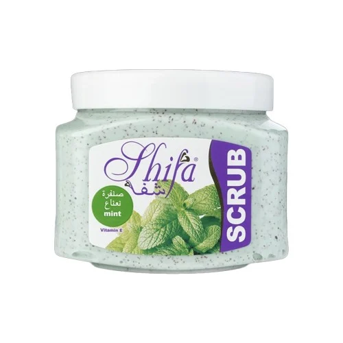 صنفرة للوجة والجسم بخلاصة النعناع من شفاء 300 ج