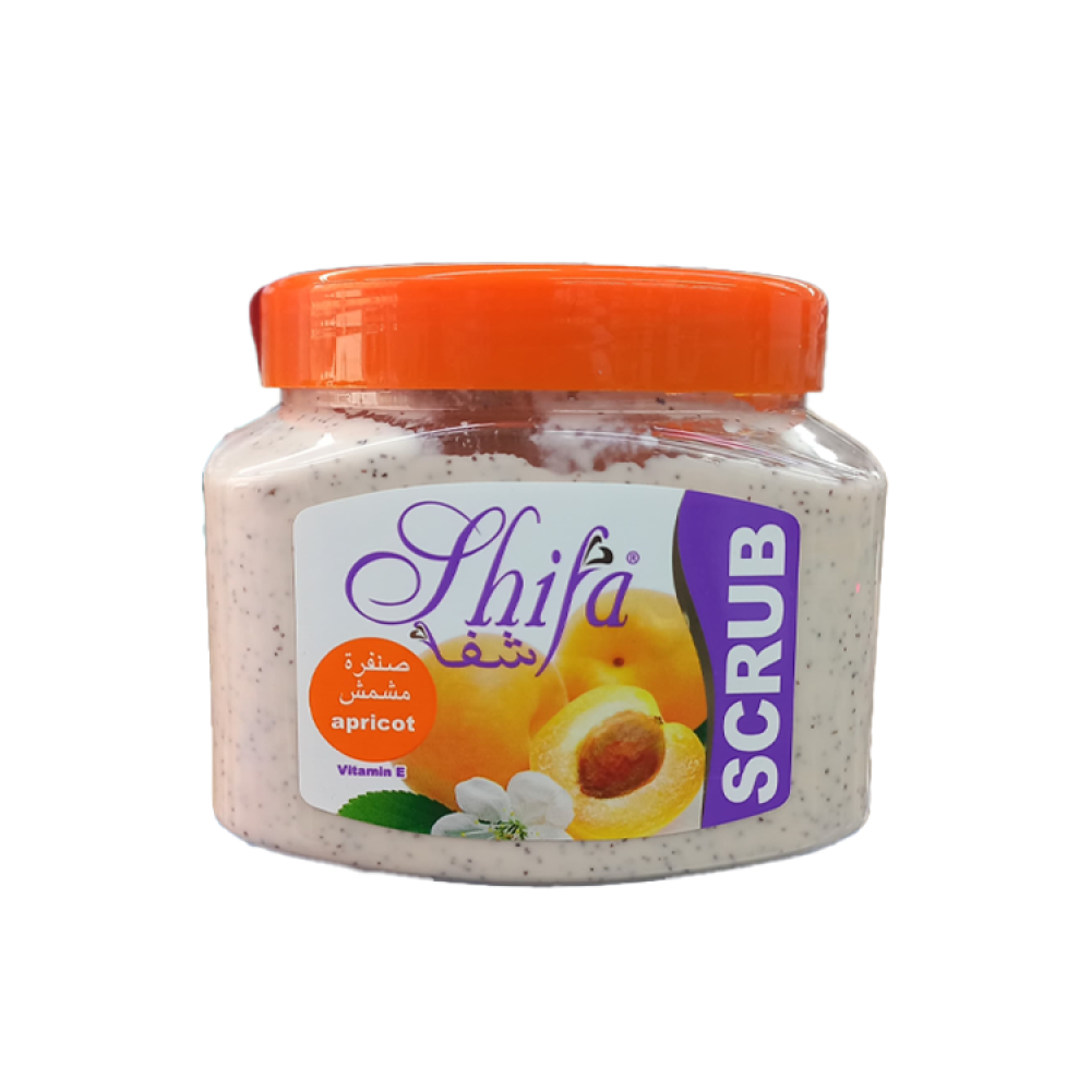 صنفرة للوجة والجسم بخلاصة المشمش من شفاء 300ج