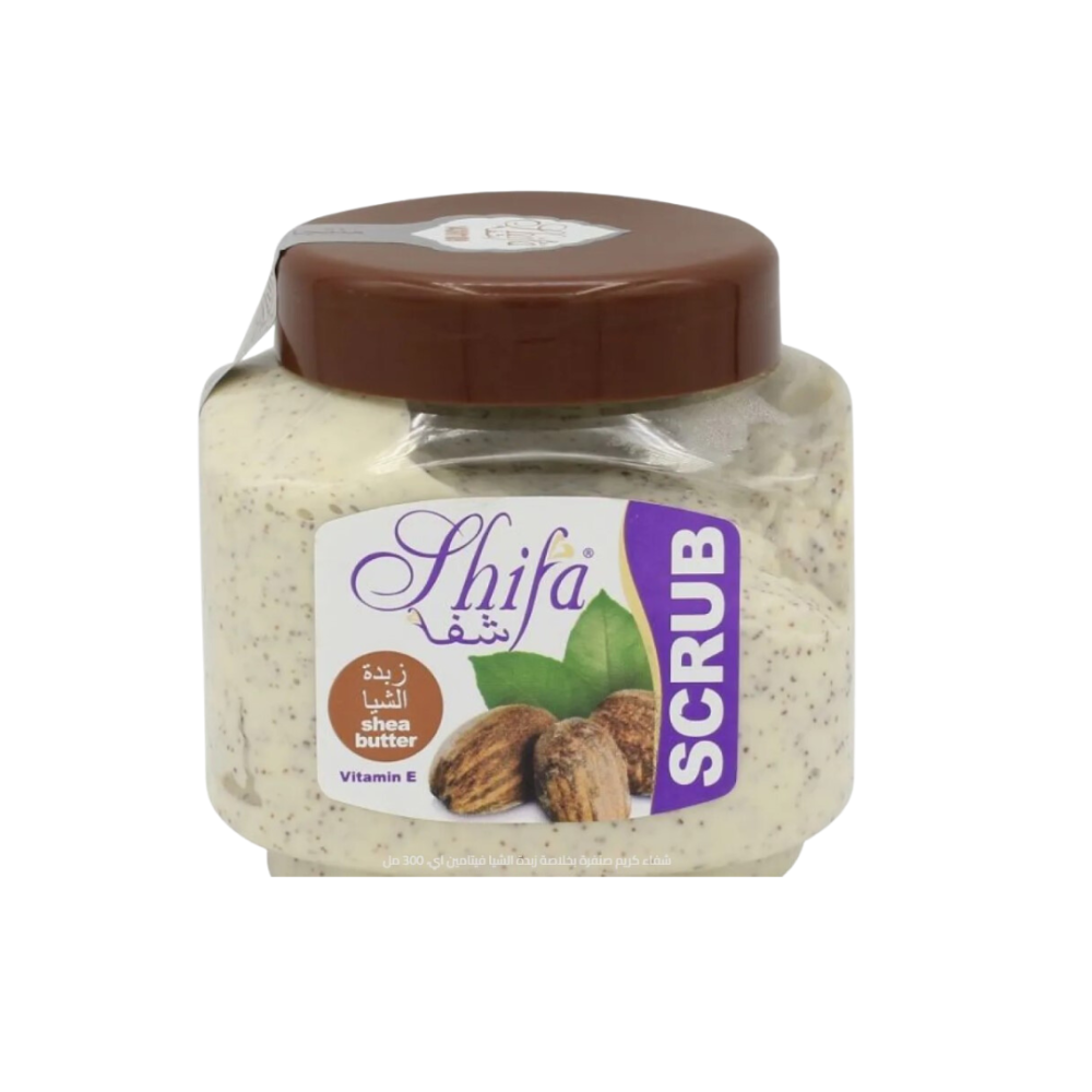 صنفرة للوجة والجسم بخلاصة زبدة الشيا من شفاء 300 ج
