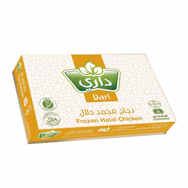 كرتون دجاج داري مجمد 900 ج * 10 حبات