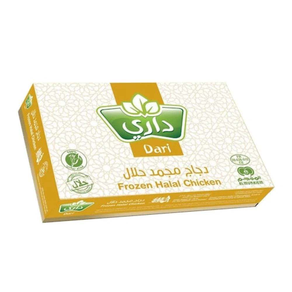 كرتون دجاج داري مجمد 1100ج*10حبات