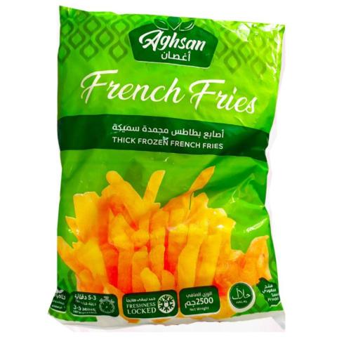 بطاطس سميكة مجمدة من اغصان 2.5 ك