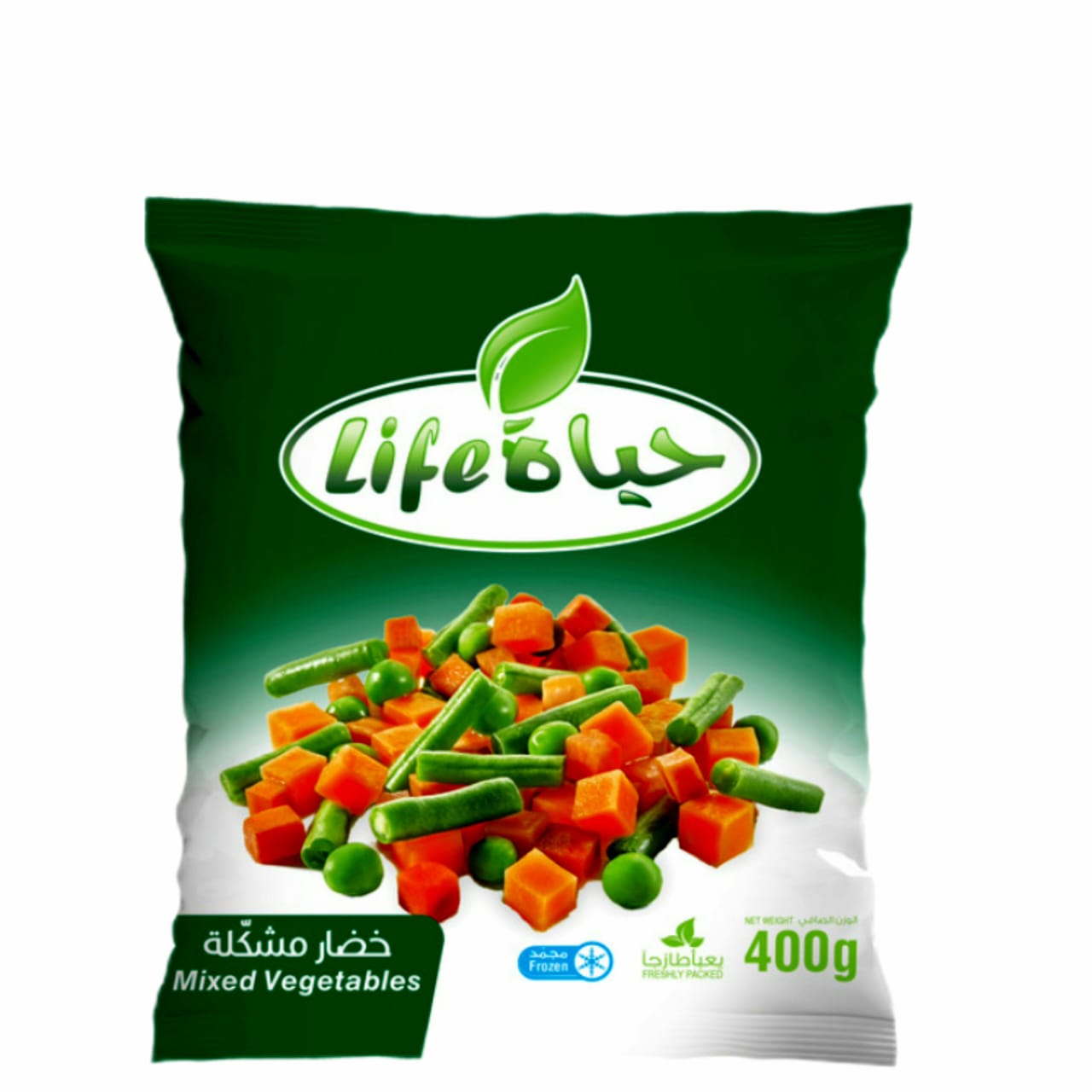 خضار مشكل مجمد من حياة 400 ج
