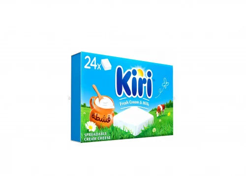 جبنة كيري مربعات قشطة طازجة وحليب 24 حبة