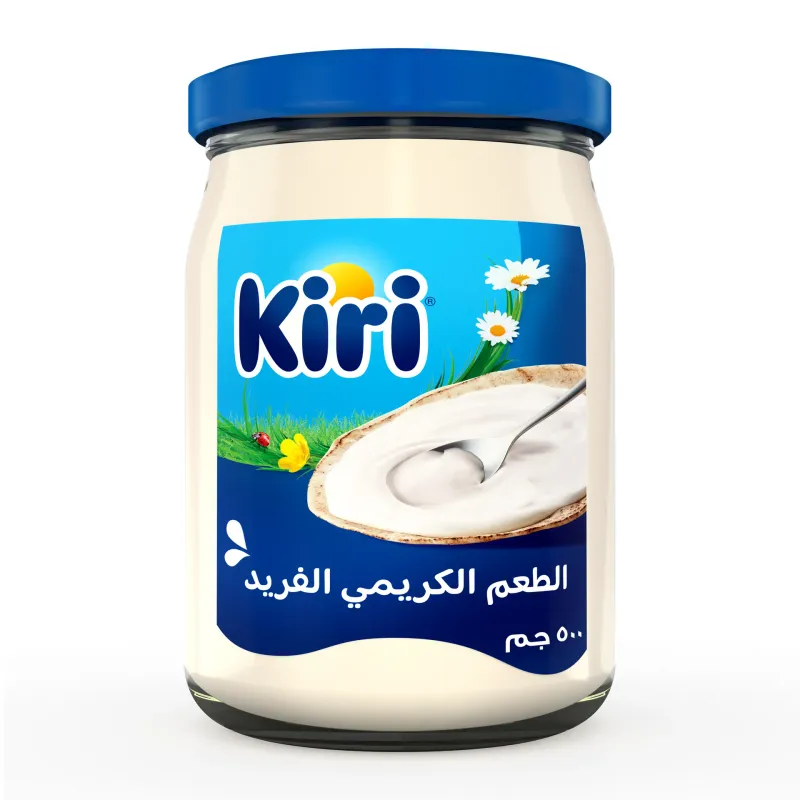 Creamy liquid spreadable Kiri cheese 500g